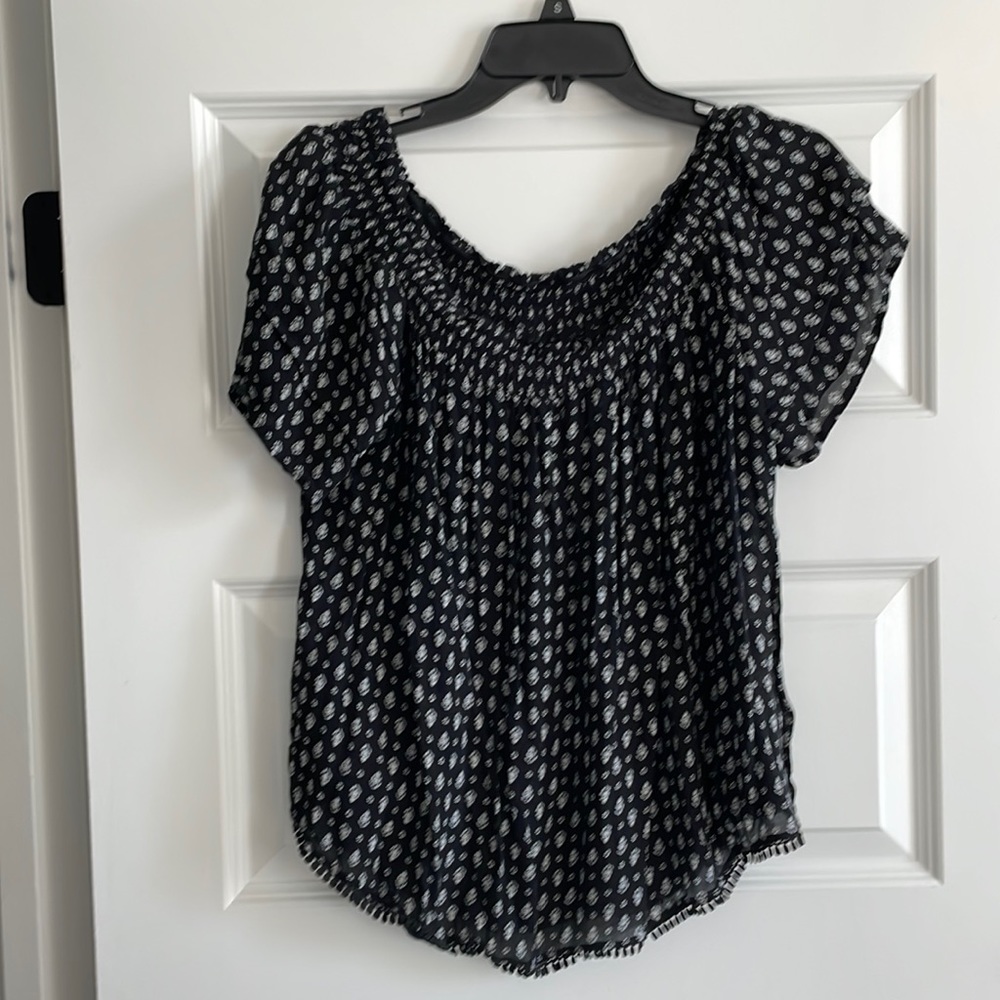 On or off shoulder blouse. XL